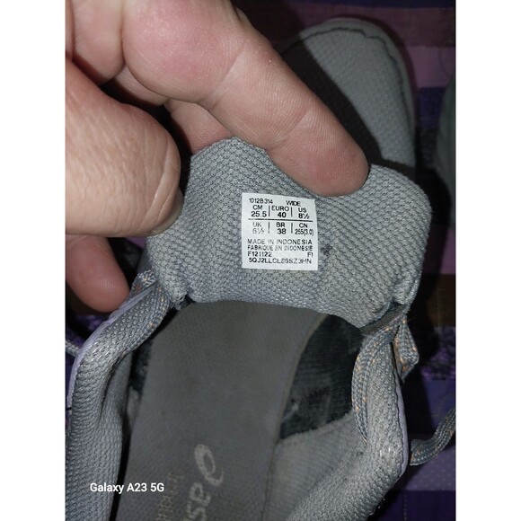 ASICS Gel Venture 9 Athletic Trail Women’s Size 8.5 W Grey/Purple 1012B313-021 - Picture 5 of 7